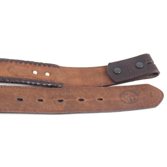 3D BROWN GENUINE LEATHER 1 1/4"Wd CASUAL DRESS REPLACED MEN'S BELT Sz 34 (R44 - Picture 11 of 11